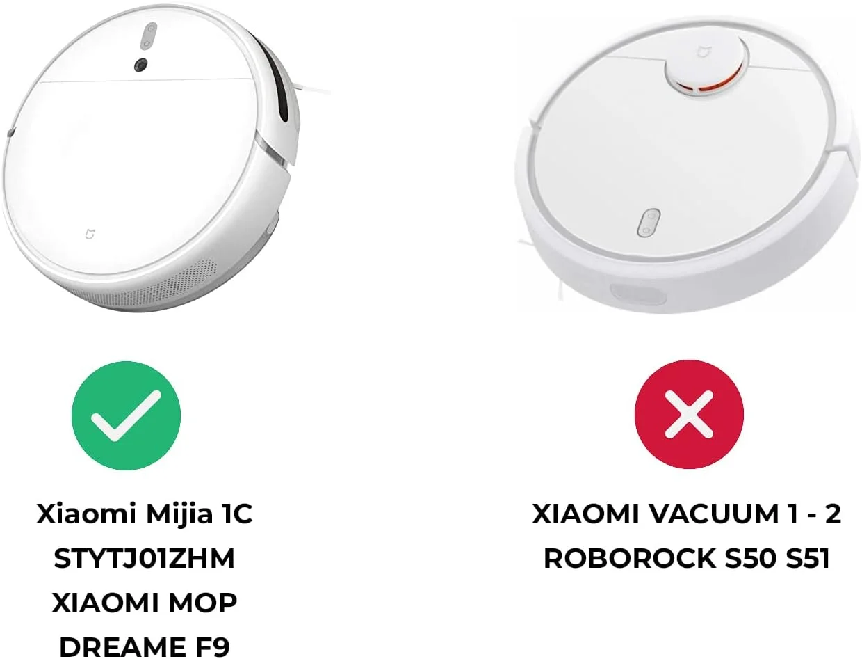 Accessories Kit For Xiaomi 1C/2C/1T Dreame F9, Mijia 1C STYTJ01ZHM Detachable Main Brush Vacuum Cleaner, Main Brush, Filter, Si