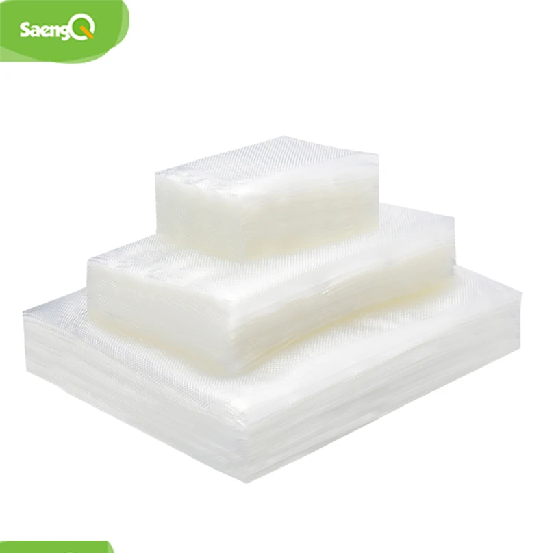 saengQ Kitchen Vacuum Bags for Food Vacuum Sealer Packing Machine Food Storage Bag BPA-Free Kitchen Accessories 100pcs/lot