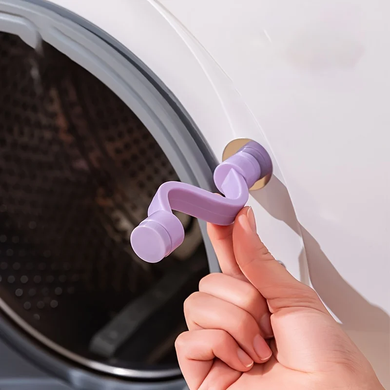 1pc Laundry Door Safety Lock - Ventilated and Anti Mold, Washing Machine and Bathtub Protection Clip, 0.79X3.94 Inches