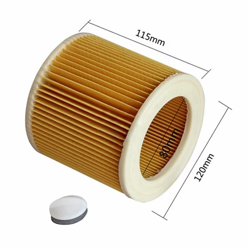 For Karcher WD WD2 WD3 WD1 MV3 MV2 Series Wet Dry Vacuum Cleaner Replacement Cartridge Filter Household Cleaning Tools Accessory