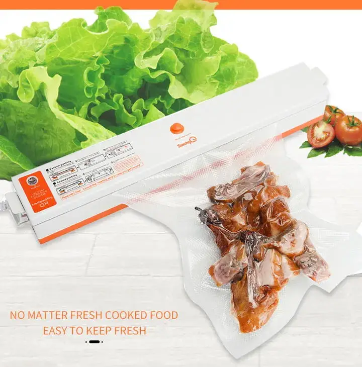SaengQ Vacuum Bags for Food Vacuum Sealer Food Fresh Long Keeping 12+15+20+25+30cm*500cm Rolls/Lot Bags for Vacuum Packer