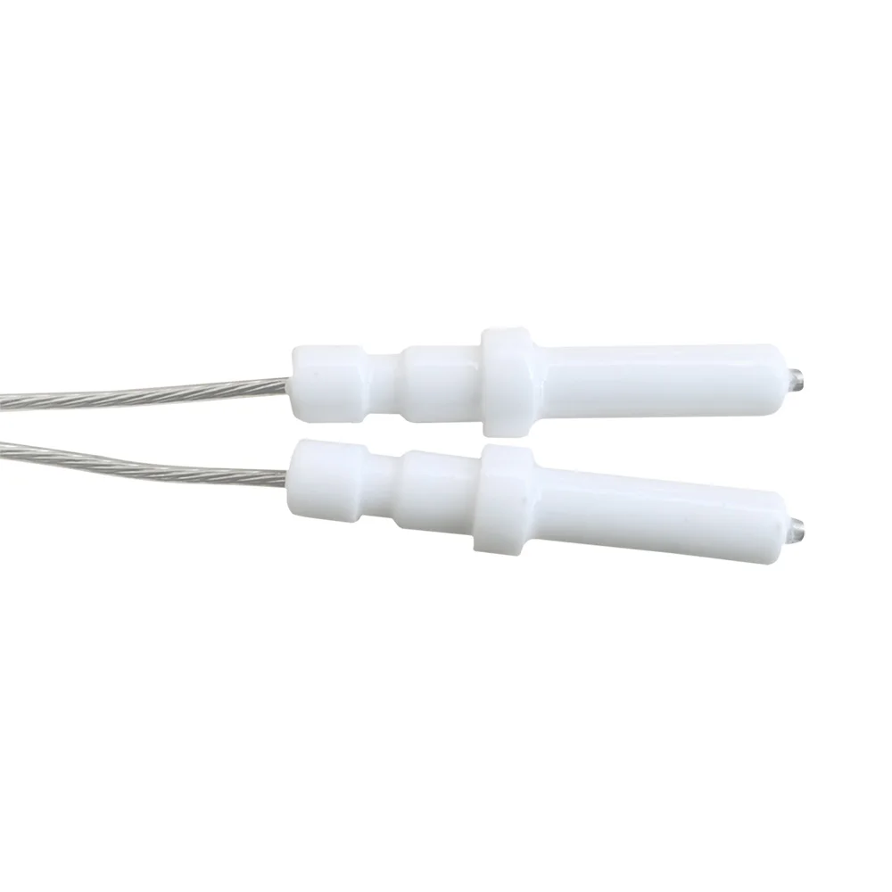 BEHAIVAN Gas Cooker Range Stove Spare Parts Igniter Electrode Spark Plug 900mm Ignition Wire Ignition Pin Ceramic Height 35mm