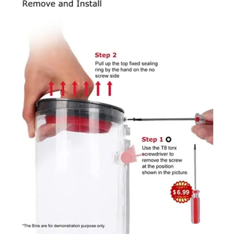 Dust Container Top Fixed Sealing Ring For Dyson V10 SV12 Vacuum Cleaner Repair Part Replacement Accessories