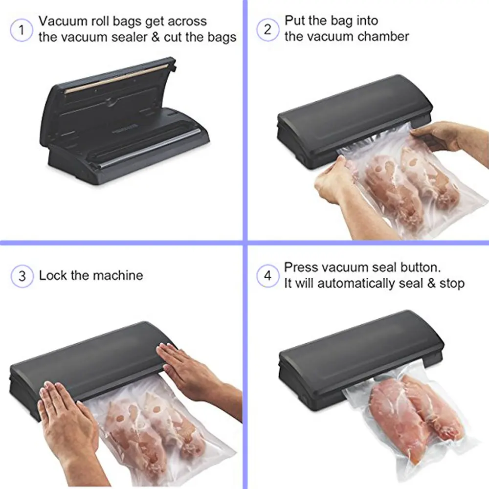 Vacuum bags for food Vacuum Sealer Storage Bags 12/15/17/20/22//25/28cm For Vacuum packing Sealer