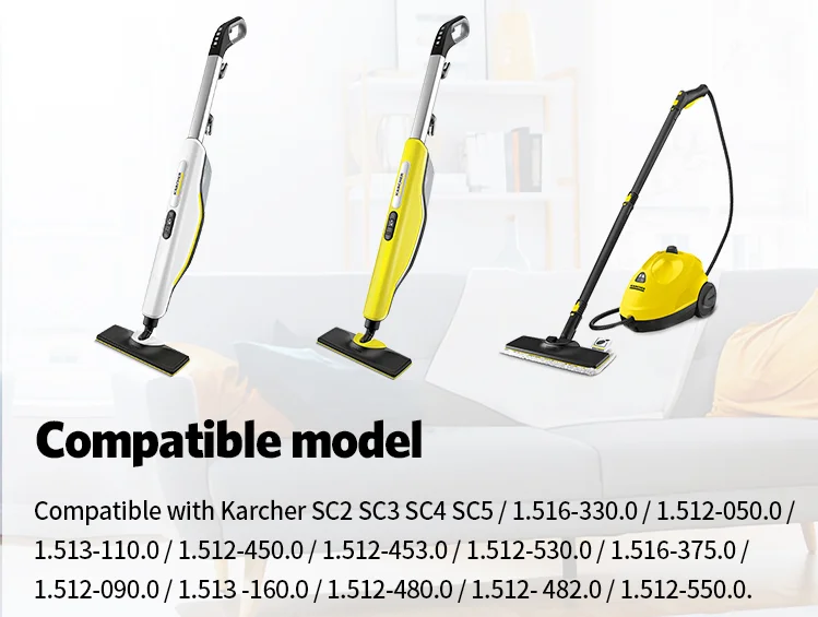 Steam Mop Cloth For Karcher Easyfix Sc2 Sc3 Sc4 Sc5 Handheld Vacuum Cleaner Part Yellow Mop Cloth Cover Rags Pads Accessory