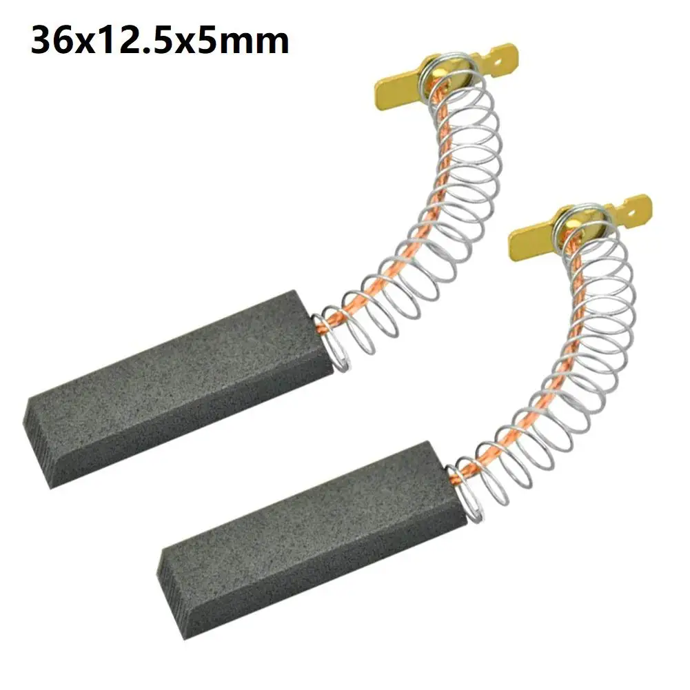 2pcs Washer Motor Carbon Brushes For NEFF For SIEMENS WASHING MACHINE 36x12.5x5mm Spare Motor Carbon Brushes