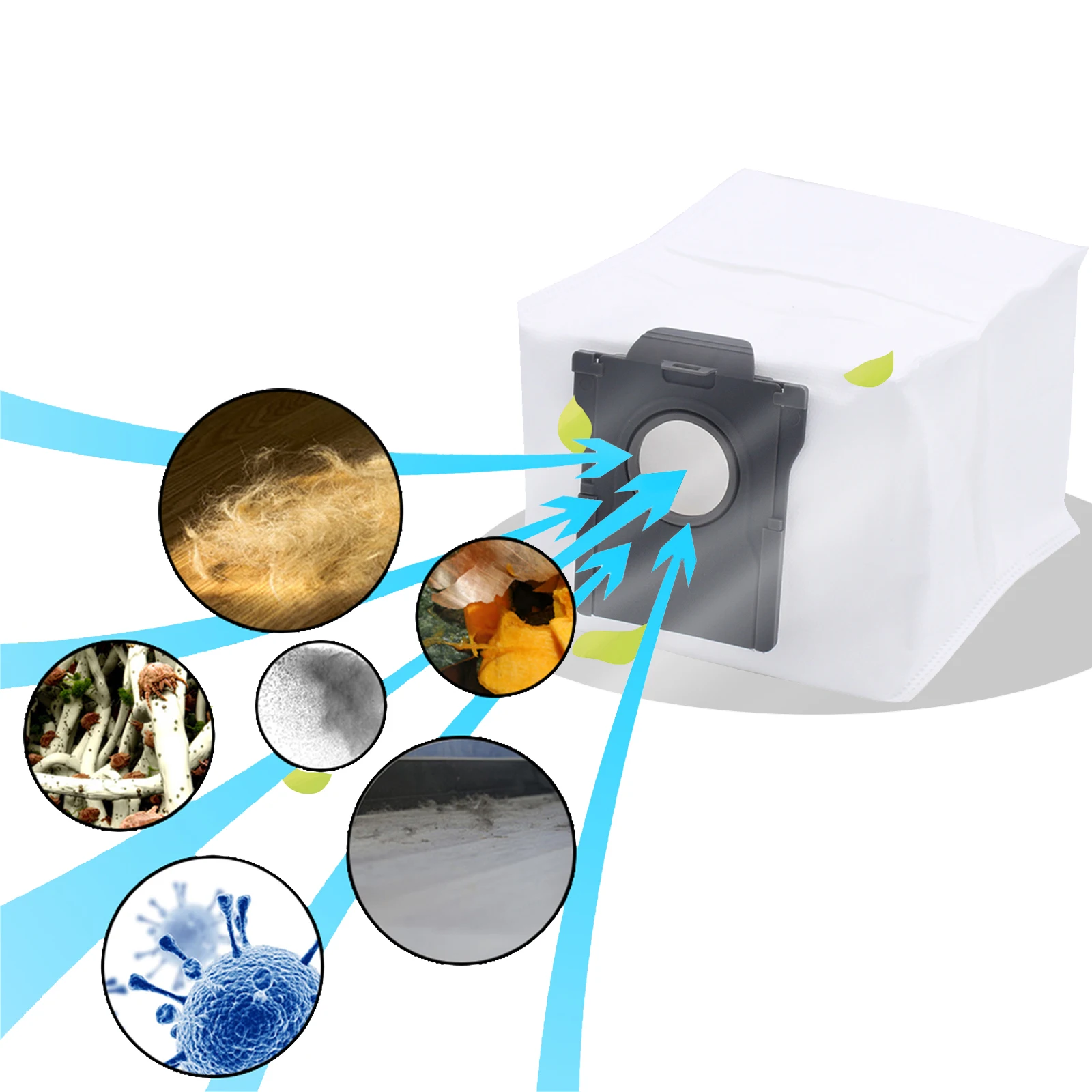 【Original 】Dust Collection Bag (3.2L) for Dreame L10s Pro Ultra/X40 Ultra/X50 Ultra/X30 Ultra/L10s Ultra Gen2/L40 Ultra(3-Pack)