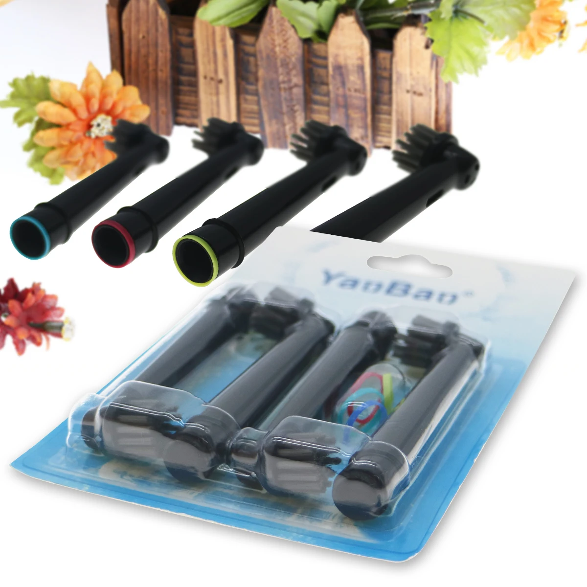 4-20pcs Bamboo Charcoal Brush Heads For Oral-B Electric Toothbrush Advance Power/Pro Health/Triumph/3D Excel/Vitality Precision