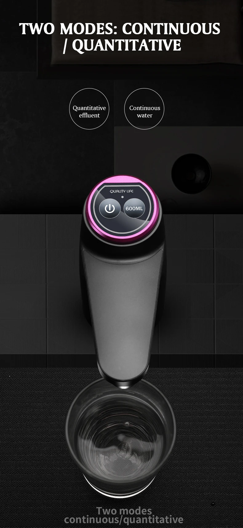 HiPiCok Water Pump 19 Liters Water Dispenser for Bottle Mini USB Automatic Electric Water Gallon Bottle Pump Drinking Dispenser