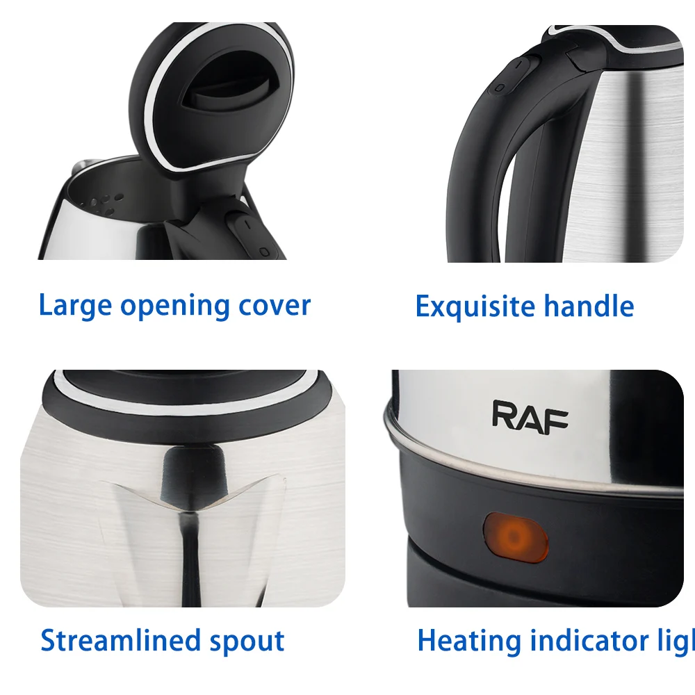 2L Electric Kettle Stainless Steel Kitchen Appliances Smart Kettle 1500W Whistle Kettle Samovar Tea Coffee Thermo Pot Gift