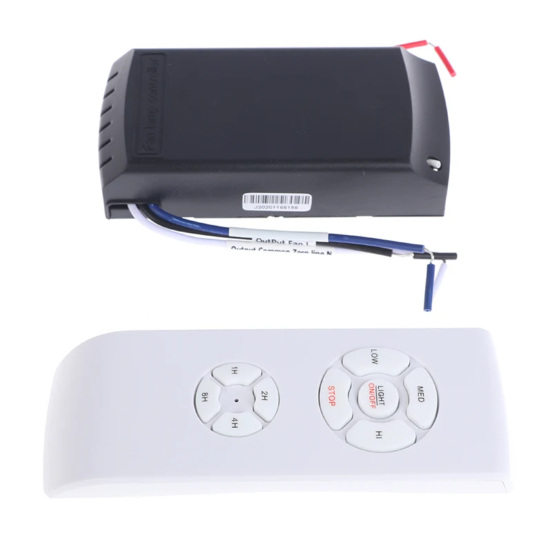 110-240V Universal Ceiling Fan Lamp Speed Remote Control Kit Timing Wireless