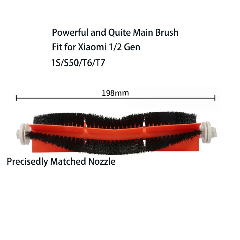 Main Side Brush For Xiaomi Mi Robot 1/ 1S SDJQR01RR SDJQR02RR SDJQR03RR RoboeockT6/T7/S5 Vacuum Cleaner Accessorie Hepa Dust Box