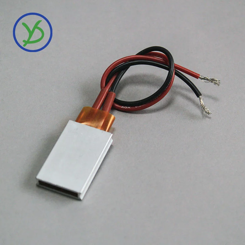 5 Pcs Ceramic PTC Heating Sheet 12V~220V Constant Temperature PTC Heater With Aluminum Shell Electric Heater Accessories 35*21