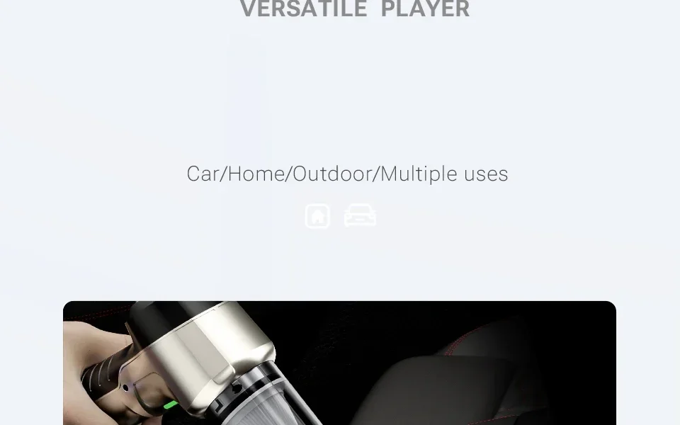 SZUK NEW C017MAX Car Vacuum Cleaner Portable Handheld Mini Vacuum Cleaner Wireless Strong Suction Car Cleaner Cleaning Machine