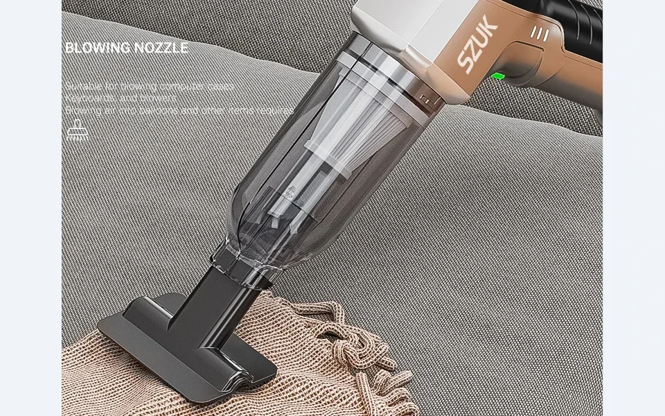 SZUK NEW C017MAX Car Vacuum Cleaner Portable Handheld Mini Vacuum Cleaner Wireless Strong Suction Car Cleaner Cleaning Machine