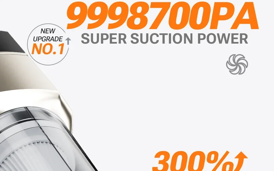 SZUK NEW C017MAX Car Vacuum Cleaner Portable Handheld Mini Vacuum Cleaner Wireless Strong Suction Car Cleaner Cleaning Machine