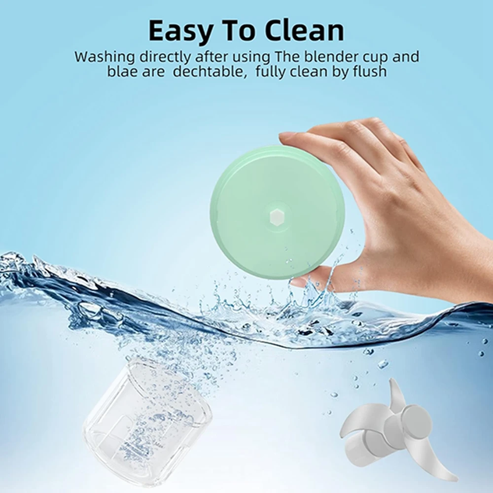 Electric Kitchen Food Chopper Mini Garlic Masher Crusher USB Portable Meat Grinder Vegetable Chopper For Kitchen Gadgets