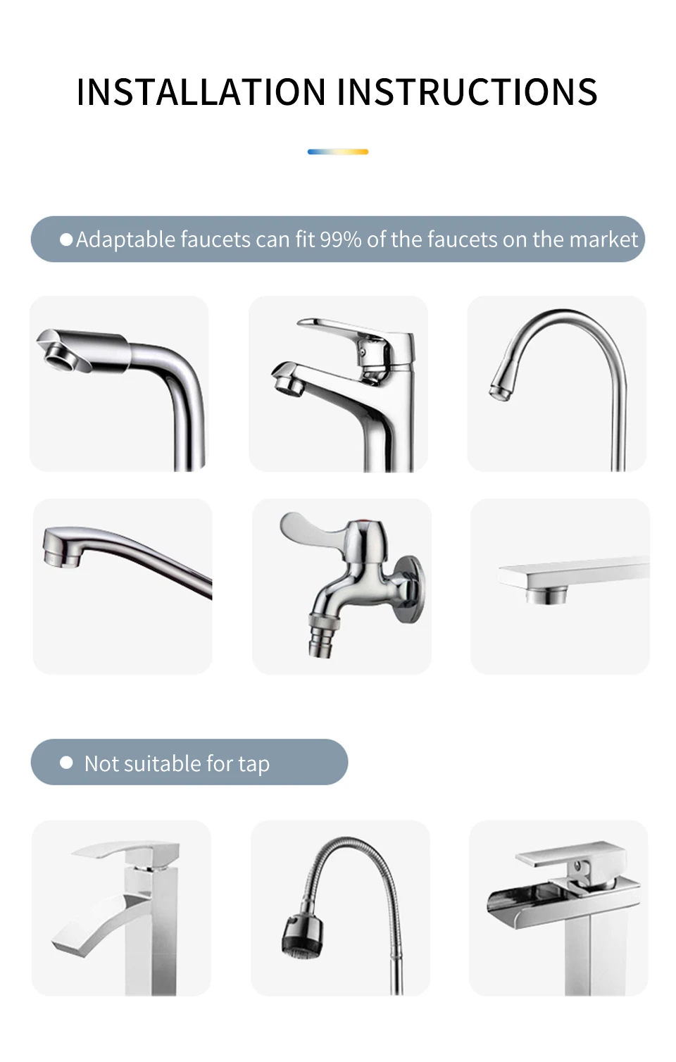 Fudeer Electric Water Heater Kitchen Faucet Conector Instant Hot Water Tap Adapter 220V  Water Heater Bathroom Accessories