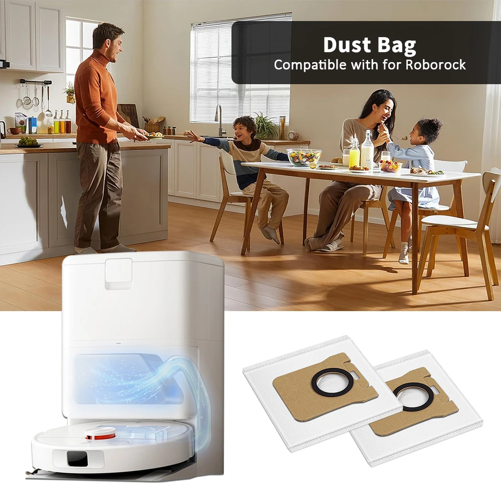 Dust Bags For Xiaomi Mijia Robot Vacuum 5/5C/5Pro/OV31GL/OV42CN/OV21GL/M30/M30S/M40/M40S High Efficiency Dust Collection Parts