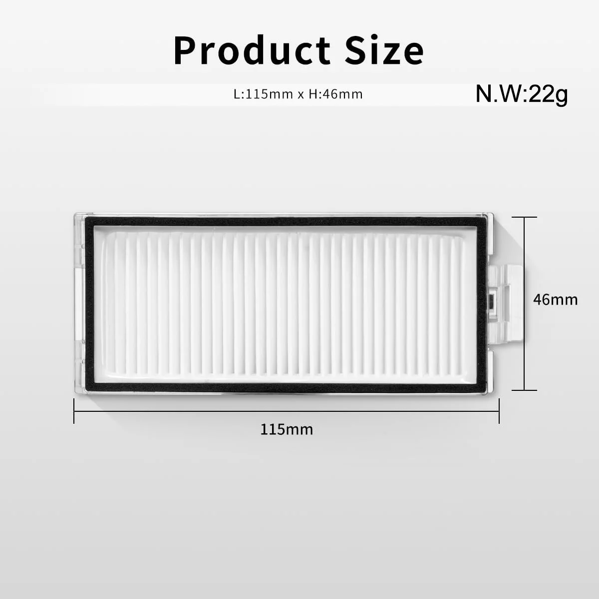 Replacement Parts For Roborock Q7 Max Q7 Max+T8 Q5 Pro Series Cleaning Vacuum Accessories Washable Filter Hepa