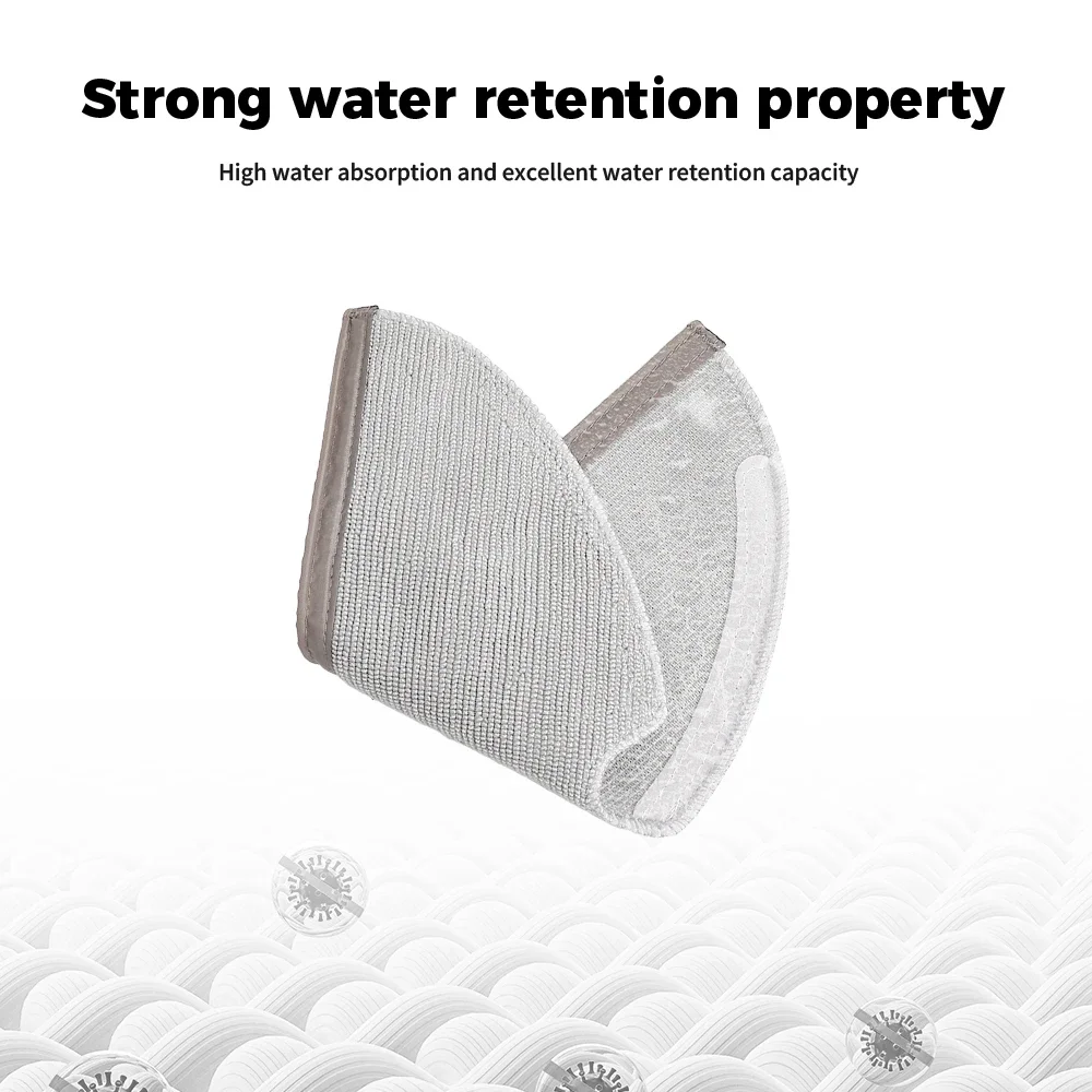 Mop Cloths Replacement For Roborock Q5 Pro Q5 Pro+ Q8 Max Q8 Max+ Vacuum Cleaner Accessories Washable Mopping Pads Spare Parts