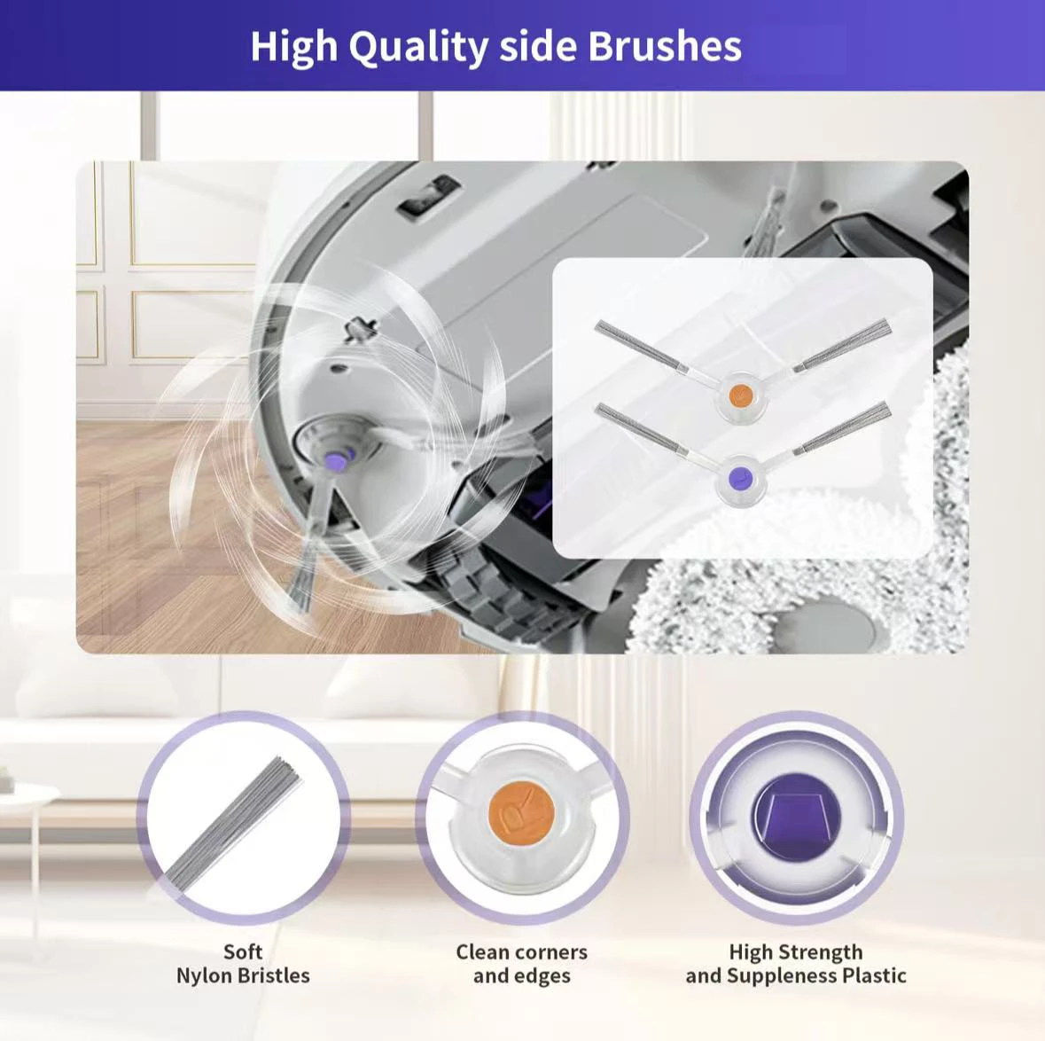 Narwal Freo Z Ultra Robot Vacuum Spare Parts Main Side Brushes Mop Cloths HEPA Filters Dust Bags Accessories