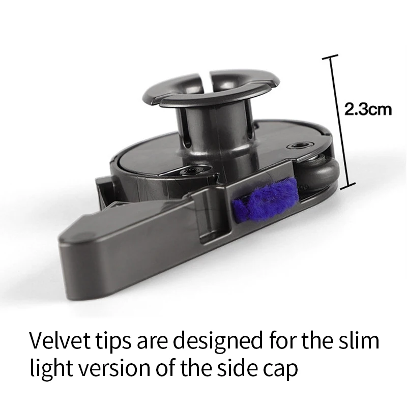 Roller Brush Bar End Cap Cover for Dyson V8 V10 Slim V12 V15 Detect Slim Vacuum Cleaner Side Replacement Parts
