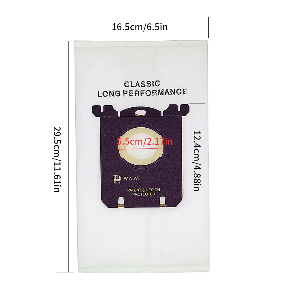 12pcs Vacuum Cleaner Bags for Electrolux FC8020 FC8130 HR8349 HR8368 FC8404 HR8300 AEG Tornado Volta Standard Bag