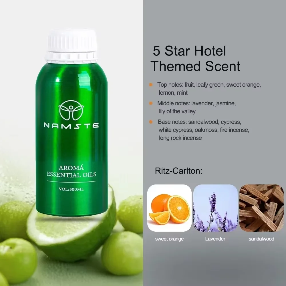 Hotel Room Fragrance Diffuser for Home Air Freshener Scenting Device Air Purifier Humidifier Car Essential Oil Refil 100ML 500ML