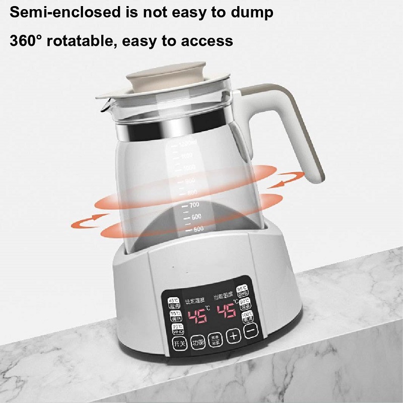 1.2L Infant Thermostatic Milk Regulator Kettle Hot Water Smart Insulation Pot Automatic Milk Warming Warm Milk Milk Powder GL41