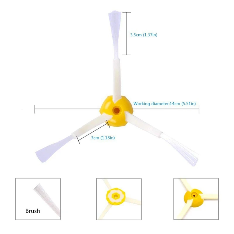 For iRobot Roomba Parts Kit Series 800 860 865 866 870 871 880 885 886 890 900 960 966 980 Main Side Brush Hepa Filter Dust Bag