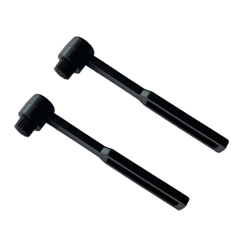 Styluses Brush Carbon Fiber Styluses Cleaning Brush Black Turntable Styluses Cleaner for Vinyls Record Player Needle Round