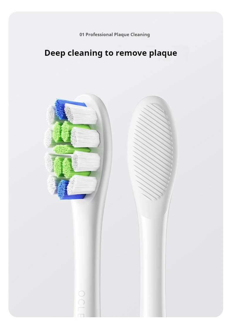 4/6 Pcs Original Replacement Brush Heads for Oclean Flow/X PRO Elite/X Pro/F1/Z1/One/Air2 Sonic Electric Toothbrush Nozzles