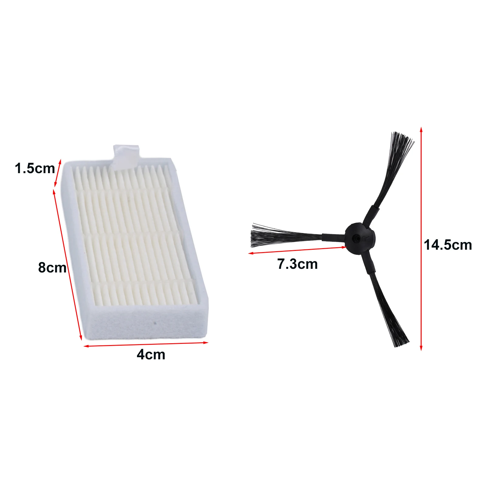Vacuum Cleaner Kit For Medion MD 18500 /18600 /MD18501/MD16192 Filter Side Brush Filtering Micro-dust Dust