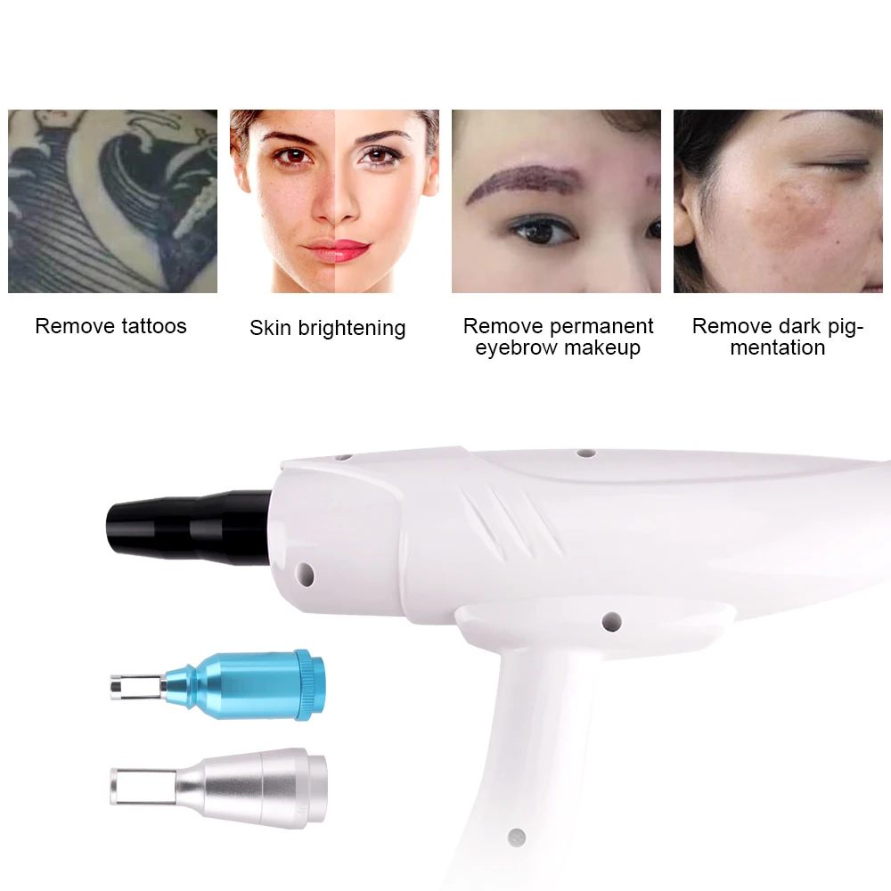 New Picosecond Portable Q Switched Nd Yag 1064nm 532 Laser Eyebrow Tattoo Removal Machine for Peeling Carbon and Pigmentation