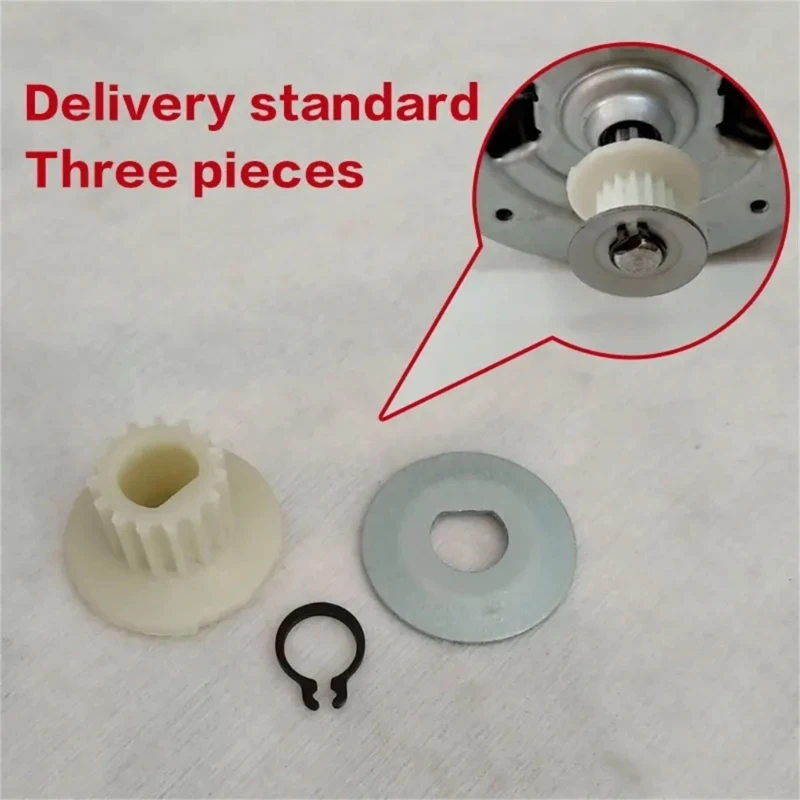 Efficient Bread Maker Gear Motor Transmission Set 15 Teeth Belt Pulley Bread Machine Gear Set Belt Pulley Set