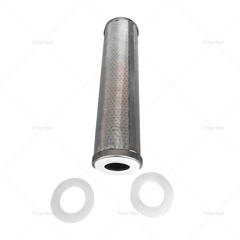 304 Stainless Steel Filter Element Water Filter Stainless Steel Housing 5um Cartridge Can Be Cleaned Reused Corrosion Resistant