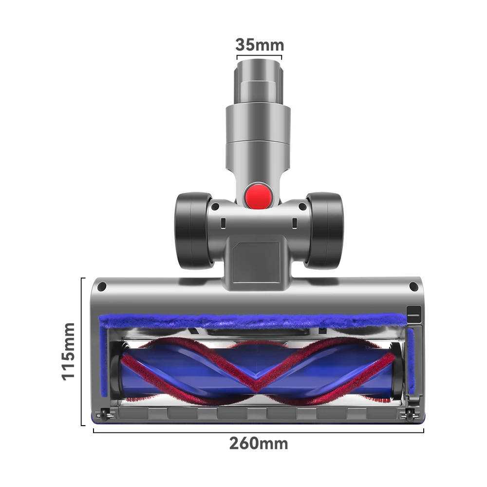 Upgraded Direct Drive Brush Head Nozzles for Dyson V7 V8 V11 SV12 SV14 V15 V10 Slim V12 G5 Replaceable Parts Leds Vacuum Cleaner