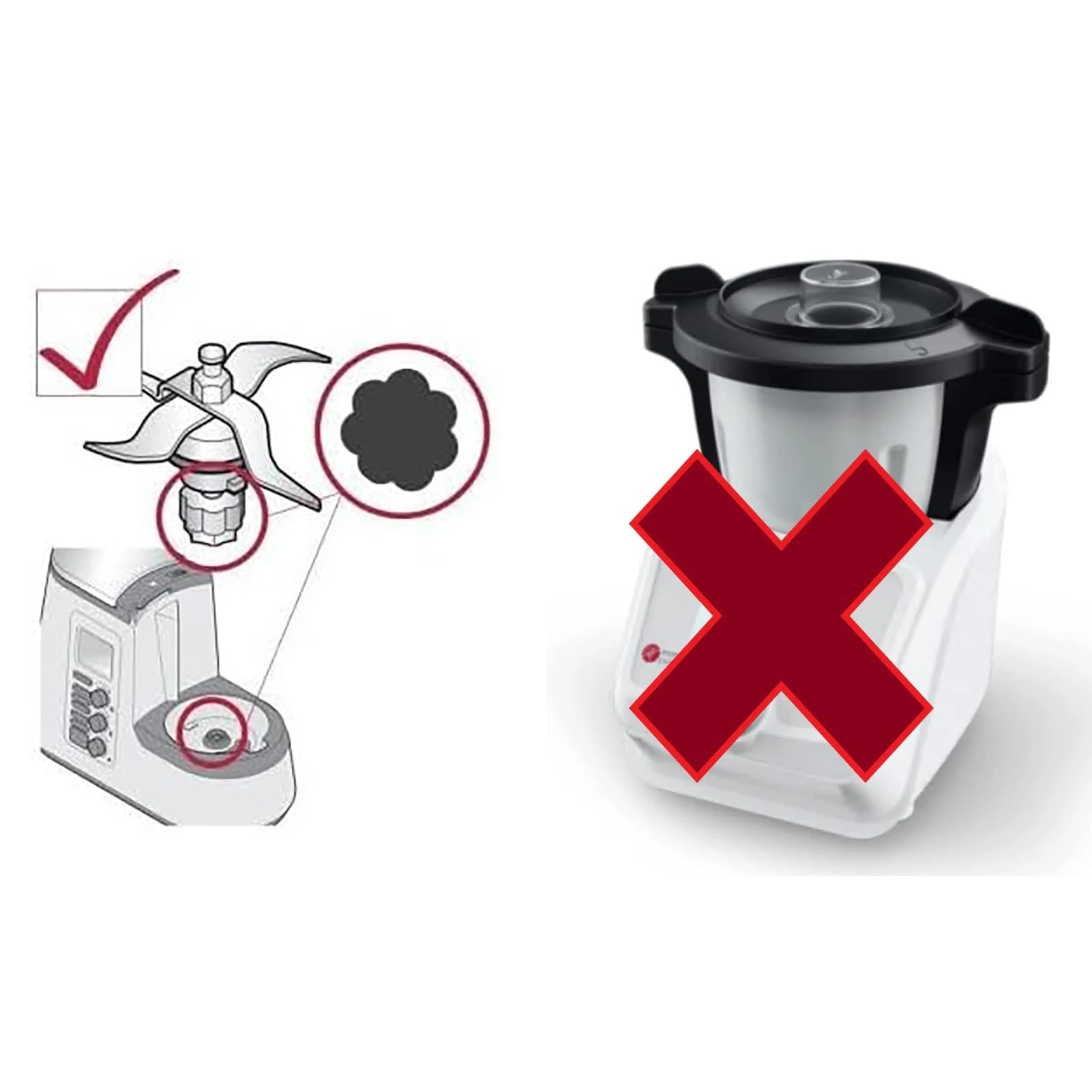Blender Blade Drive Wheel 7 Gear for Monsieur Cuisine Plus SKMK 1200 C2 / C3 / D4 / E5 Guide Coupling 7T Wall Breaker Blade Head