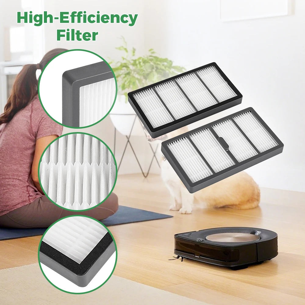 HEPA Filter for IRobot Roomba S9 (9150) S9+ S9 Plus (9550) Sweeping Robot Vacuum Cleaner Replacement Accessories Spare Parts