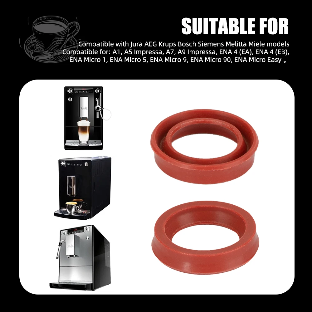 Lip Seal Premium Replacement Compatible With Krups Dolce Gusto Coffee Machine Durable O-ring For Water Tanks & Brewing Units