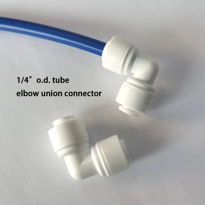 1/4 inch O.D. Length 32.8ft(10 meters) RO Water Tubing, Hose Pipe for RO Water purifiers System,+ 1/4 O.D quick connector 10pcs
