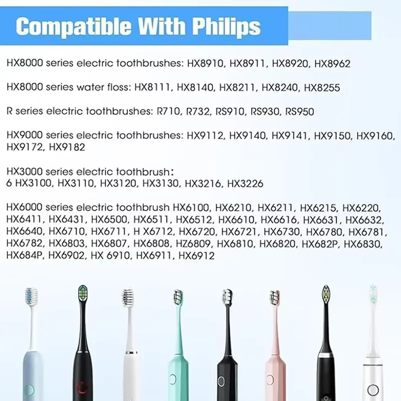 Universal Electric Toothbrush Replacement Charger, 4 Types Safe Charging Base Compatible with Most Electric Toothbrush Brands