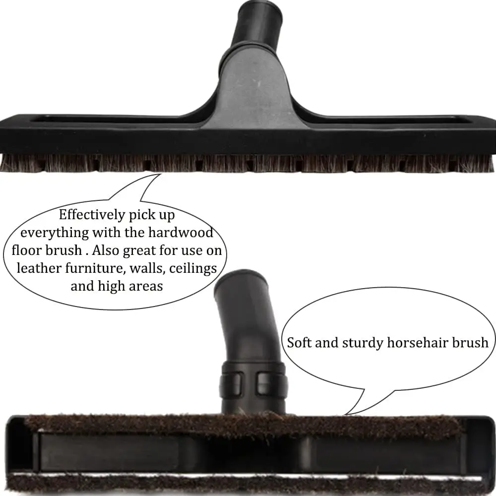 35mm Vacuum Brush 1 3/8 inches Hardwood Floor Brush Multi Surface Vacuum Attachments Head Hard Floor Brush for Vacuum Cleaners