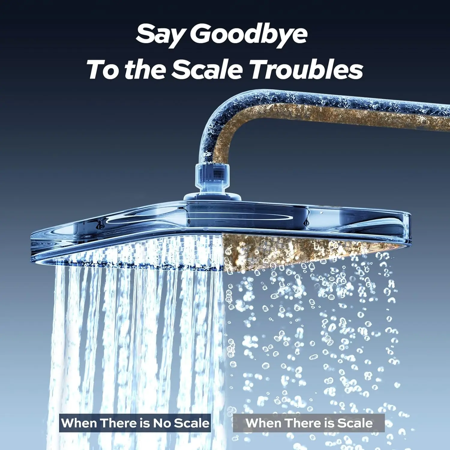 ALTHY AL-WS200 Whole House Water Descaler Scale Inhibition Softener System Large Flow Anti Limescale Corrosion & Hard water