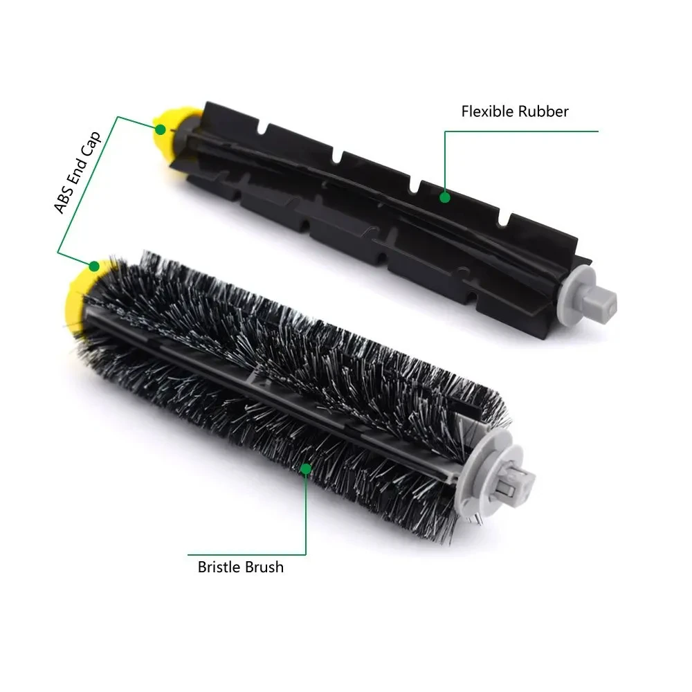 Centre Roller Side Brush Hepa Filter for IRobot Roomba 600 Series 605 606 616 620 650 655 660 676 680 690 Robot Vacuum Cleaner