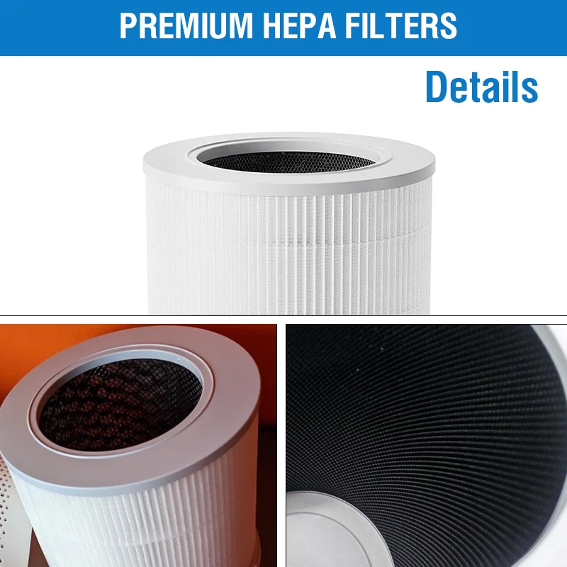 PM2.5 Hepa Filter 4 Compact Activated Carbon Filter 4 Compact for Xiaomi Air Purifier 4 Compact Filter M18R-FLP-GL (BHR5861GL)