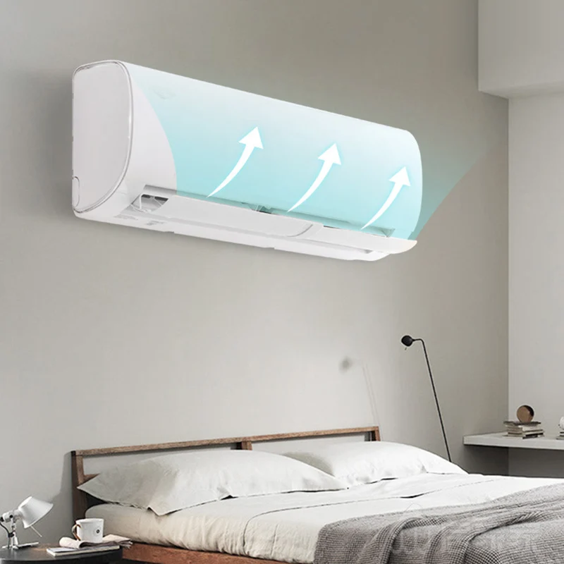 Air Conditioner Wind Deflector Retractable Adjustable Anti-Direct Blowing Air Guide Windproof Air Cooled Baffle for Bedroom