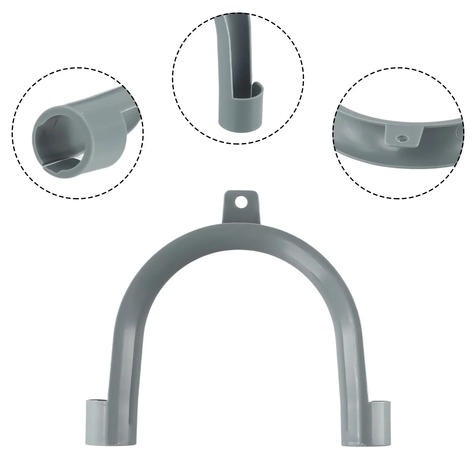 U-Shape Drain Hose Guide Assembly Fits All Drain Hose Washing Machine Discharge Hose Clip Hose Holder