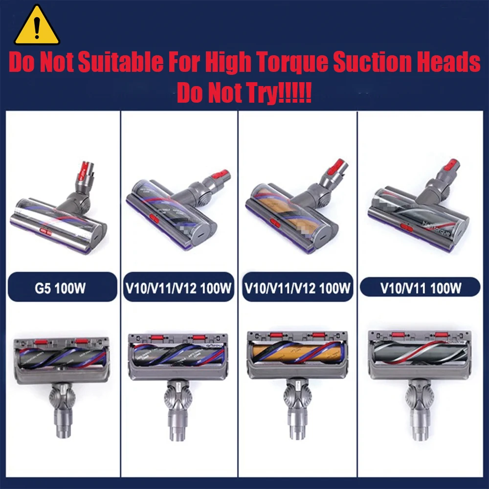 Roller Bar For Dyson V6 V8 V10 V11 Cordless Vacuum Cleaner Replacement Brushroll, Electric Brush Head Roller Bar Brush Roller
